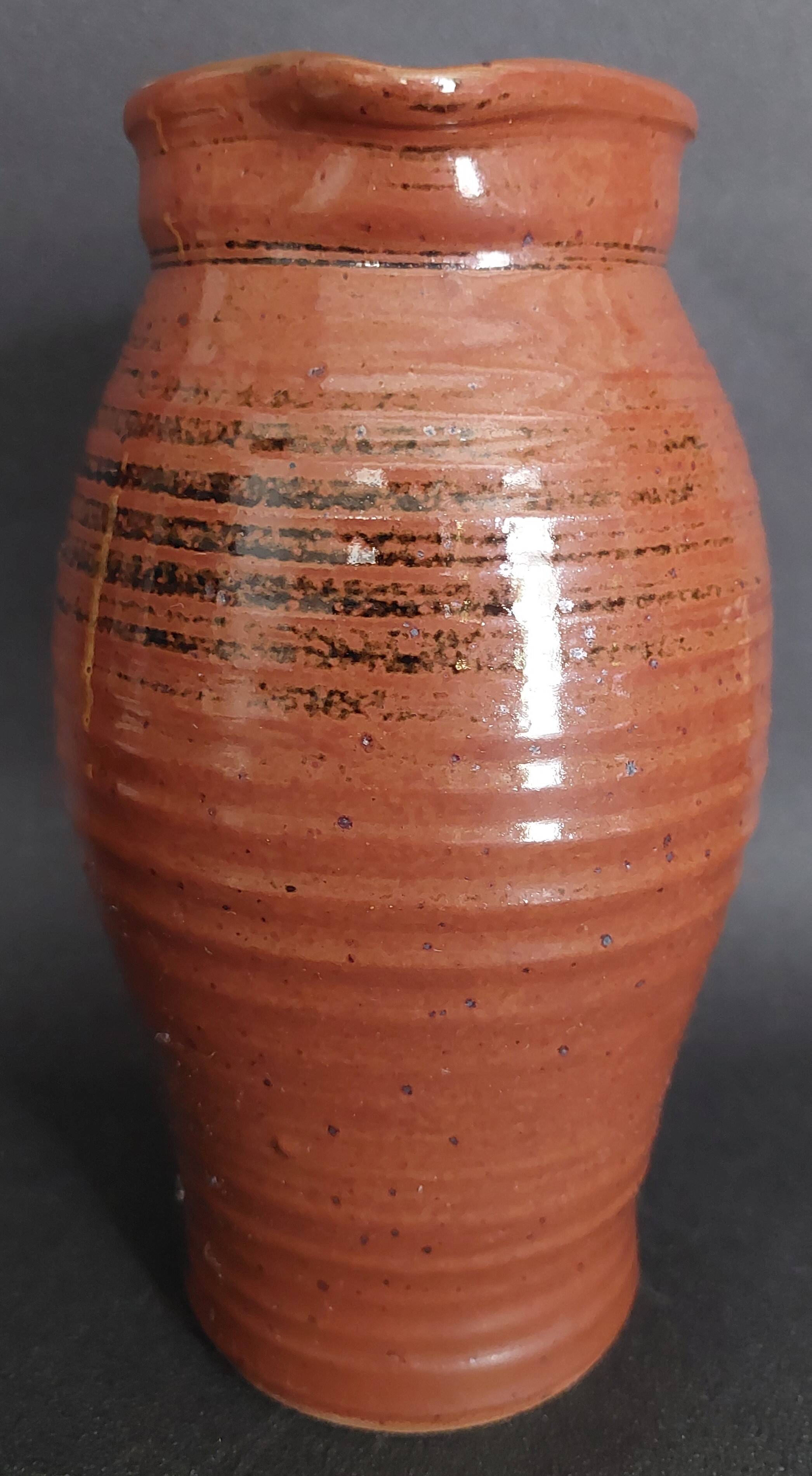 Monastic stoneware jug from Fontgombault Abbey, 20th century
