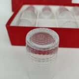 Set of 8 Baccarat crystal cups, Nancy model.