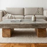 Concrete coffee table