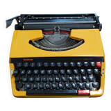 Brother Deluxe 250 TR Mustard Typewriter