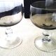 5 Vintage smoked glass coupes from the 1970s