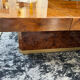 Table basse bar  en Loupe d’orme maison  Lancel vintage 1970