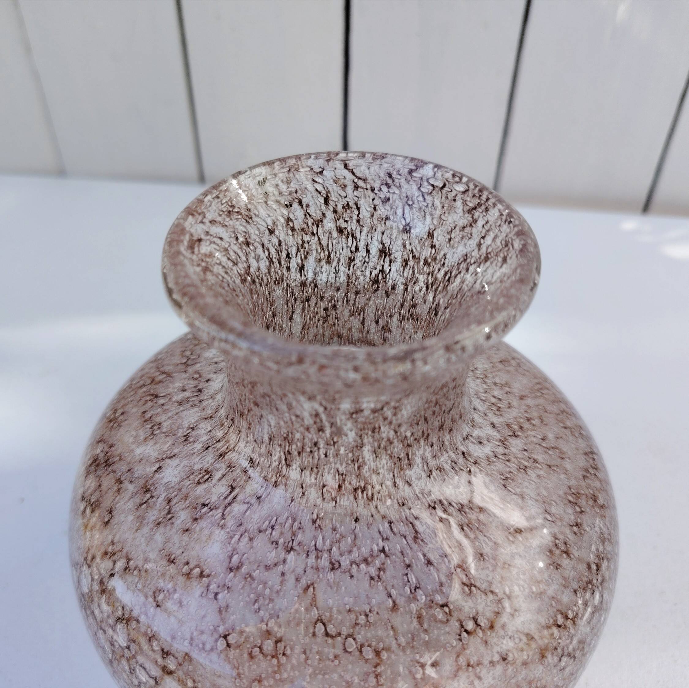 Baluster vase, Daum Nancy, Lorraine cross, vintage