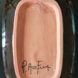 Ceramic owl/owl Tray Paul Azema 1960/1970 Vallauris/Bessan