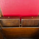 Sideboard, Louis XV style secretary in cherry wood, 1960s.