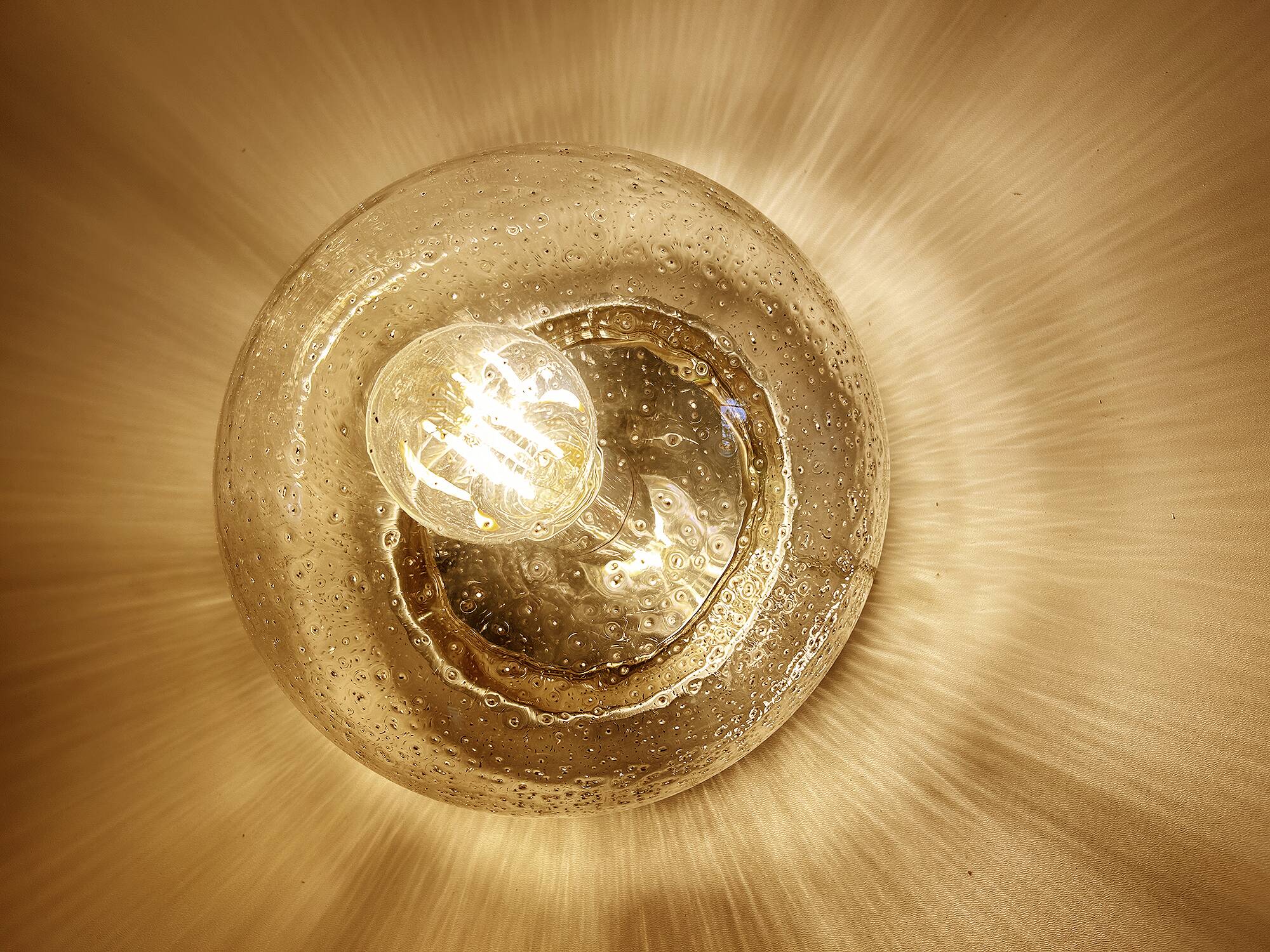 Vintage Space Age Wall Light