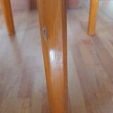 Vintage wooden tripod stool