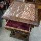 antique console shelf, in Renaissance style, made of solid wood
