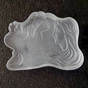 Rare sculpture Art Deco / plat à anneaux