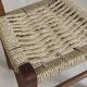 Chaise d'enfant vintage bois et corde