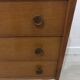 Chest of drawers 3 drawers vintage blond wood 60s