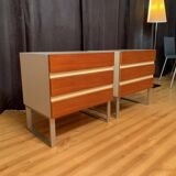 Ensemble de deux commodes Interlübke, Allemagne, années 1970.