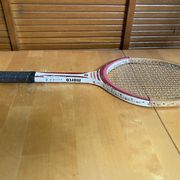 Raquette Tennis Ancienne MS Marco École 2 Bois Sport Vintage