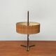 Lampe de table trépied minimaliste en teck de style milieu du siècle allemand de Kaiser Leuchten, années 1960