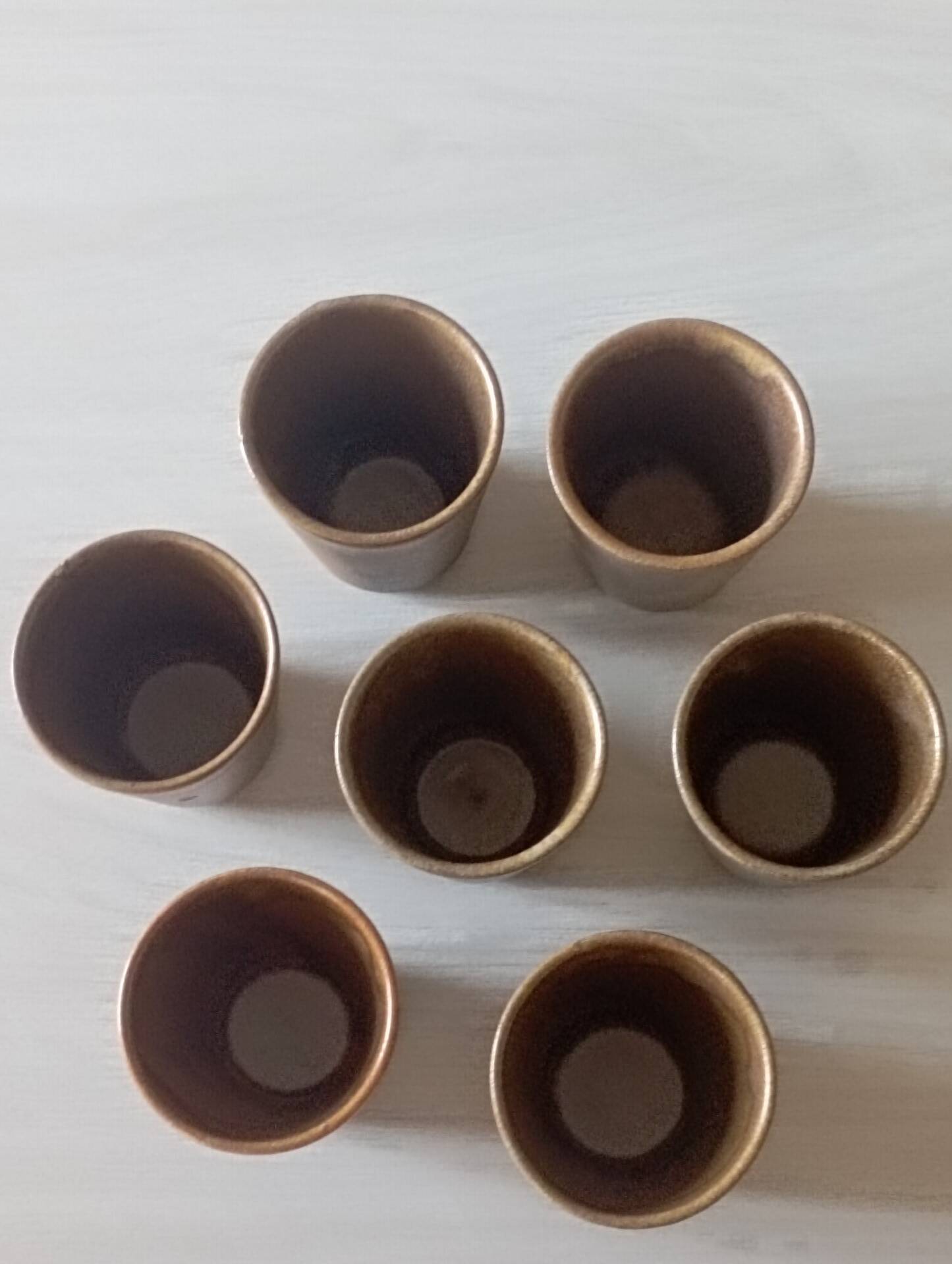 Stoneware glasses