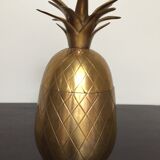 60's vintage brass pineapple ice bucket