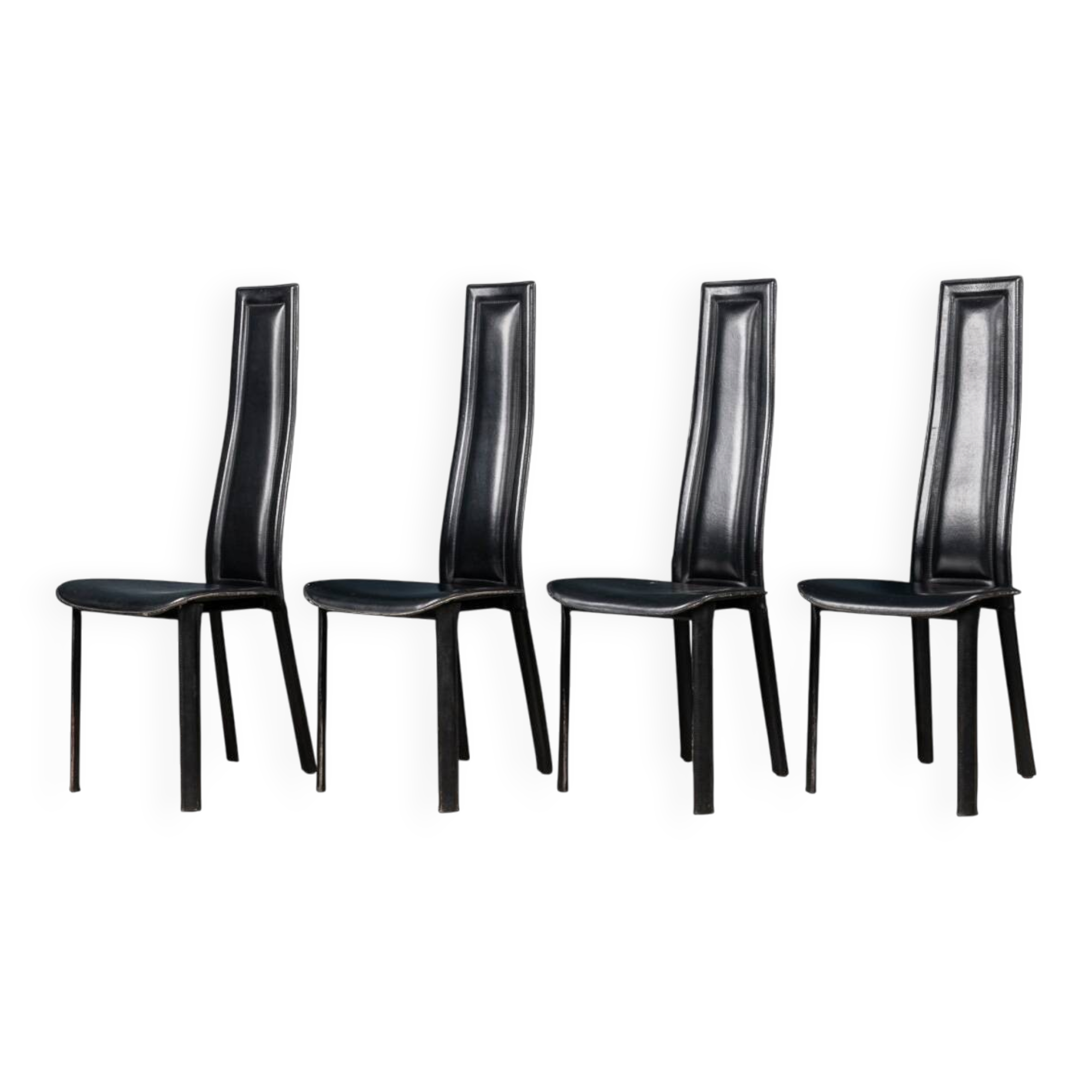 20thC ITALIAN SET OF FOUR "ALICE" DINING CHAIRS BY GIORGIO CATTELAN