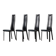 20thC ITALIAN SET OF FOUR "ALICE" DINING CHAIRS BY GIORGIO CATTELAN