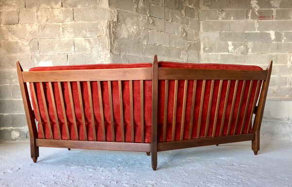 Canapé d'angle de Guillerme et Chambron pour Votre maison, France années 60
