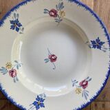 set of 4 Digoin soup plates, Mary Lou model