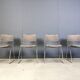 Set of 4 stacking dining chairs by Rudi Verelst for Novalux, 1970s