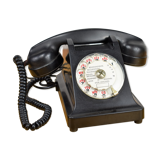 Old black Bakelite phone