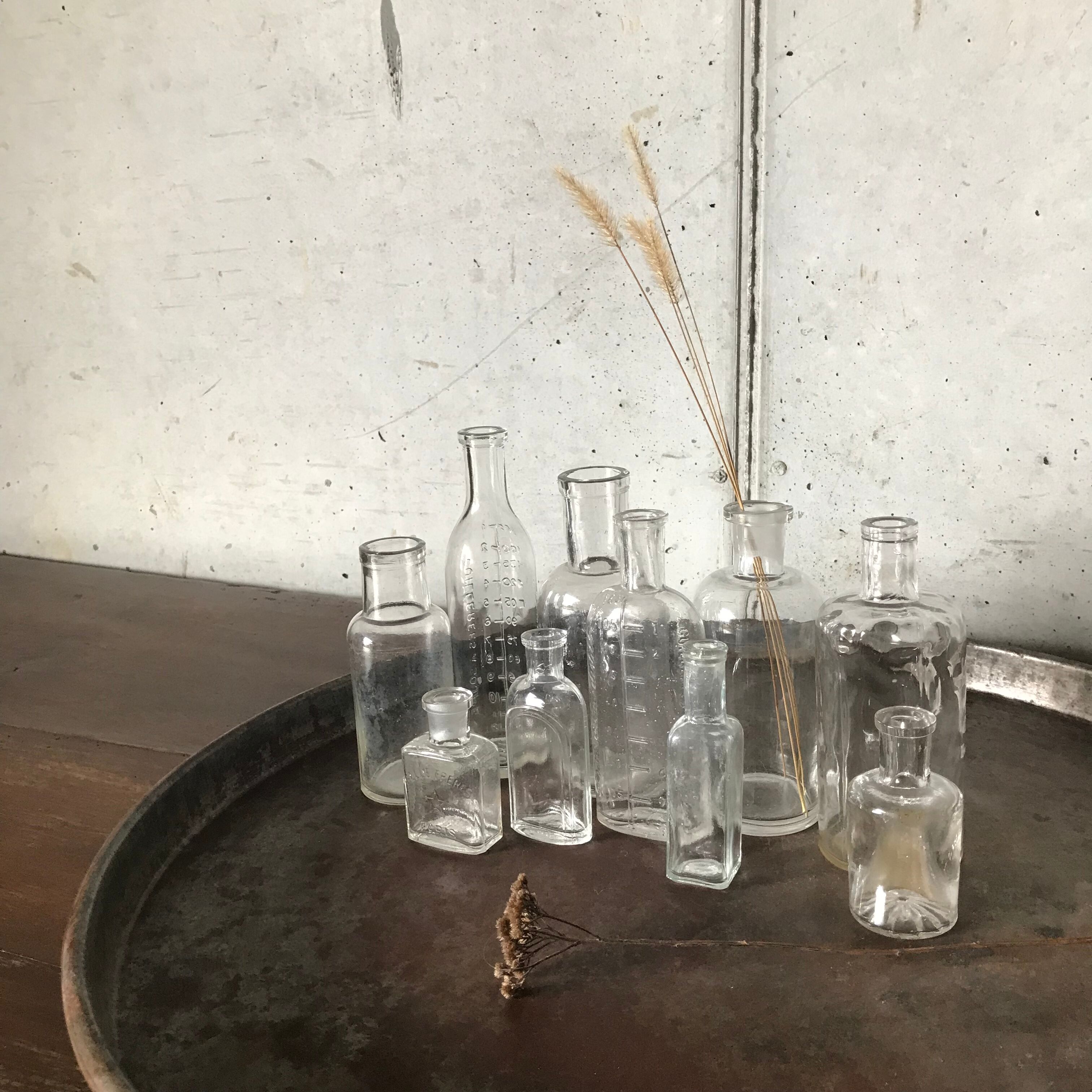 Batch of old bottles