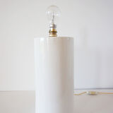 White ceramic lamp stand
