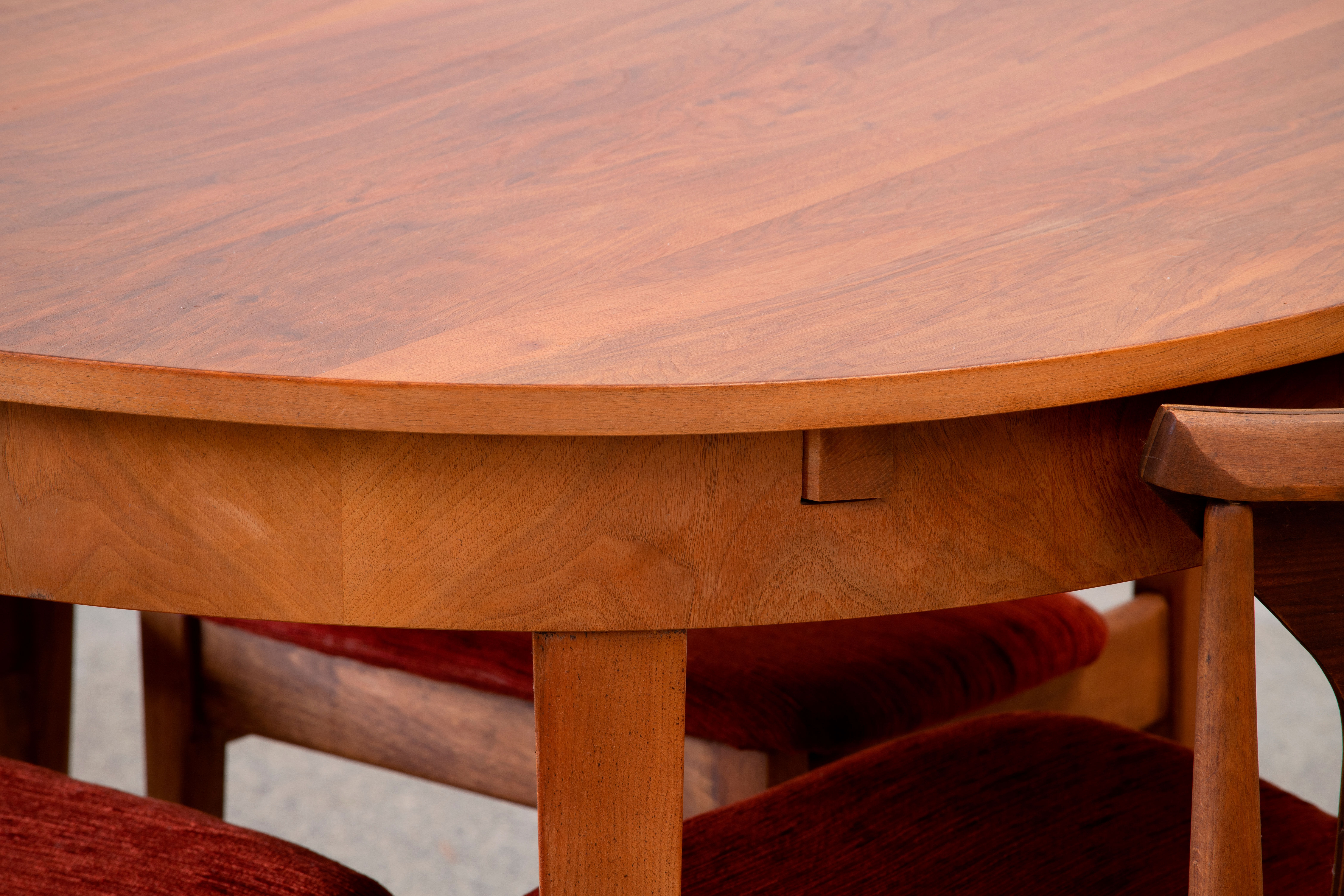 Scandinavian walnut table