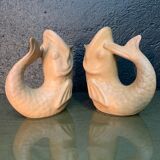 Pichets poisson en céramiques 1960