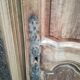 Double antique walnut closet doors