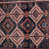 Tapis Baluuch Antique – Laine Tribal – Poil Usé Patiné – 102 x 181 cm