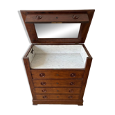 Dressing table with marble top