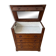 Dressing table with marble top