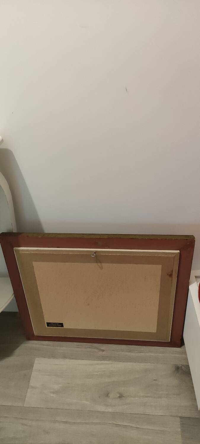 Oil painting on canvas signed