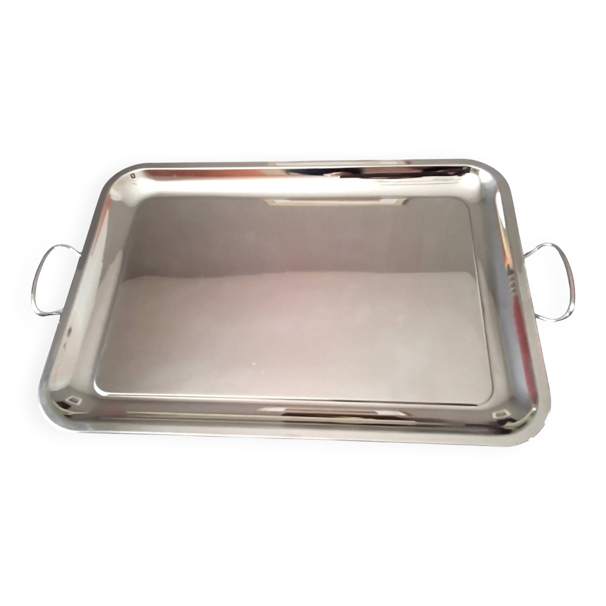 Guy Degrenne Stainless Steel Serving Tray 44.5 x 31.5 cm
