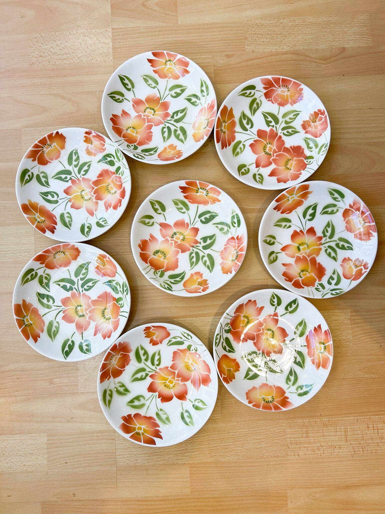 8 deep plates Moulin des Loups