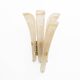 Pair of 20th Century Modern Sconces in Frosted Murano glass and Gold Leaf