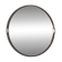 Vintage 1970s Round Wall Mirror / Attributed To Allibert / Space Age Bathroom Mirror
