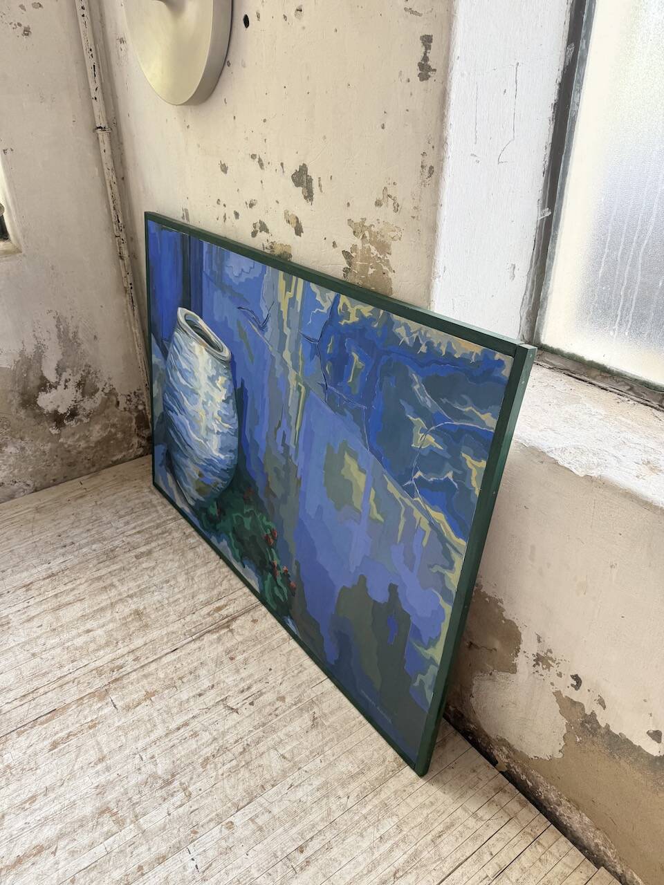 Saunière Audouze XL blue jar painting