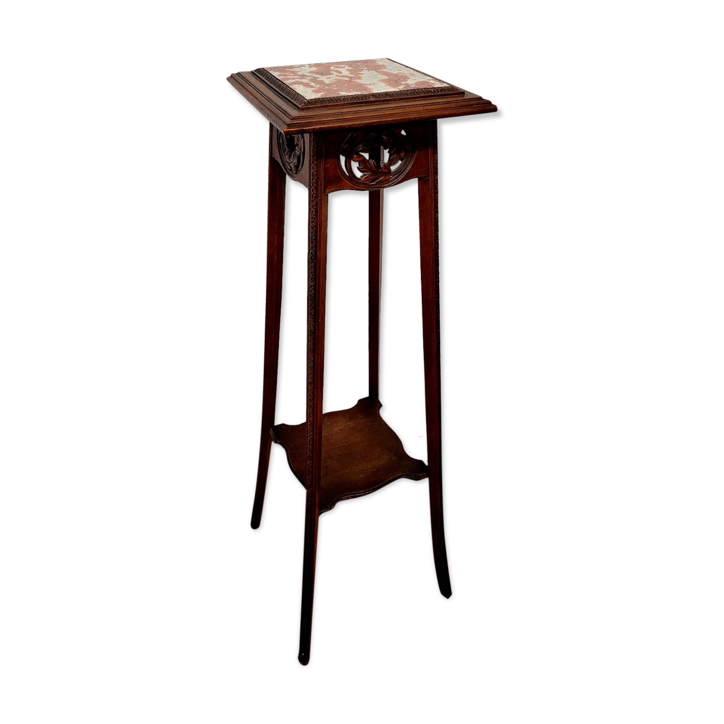 Wooden and marble harness