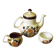 Vintage Boch La Louvière Corfou Collection 3-Piece Coffee Pot Bowl Jug Set