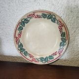 Assiette ancienne H.B.C Choisy le Roi Modèle grenoble