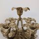 Brass flower candle holder