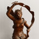 Lamp foot signed Auguste Moreau