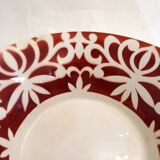 Dish salad bowl Digoin Sarreguemines 1950s