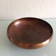 Cut empty copper pocket hammered by Wall / vintage 60s-70s