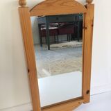 Large mirror 70s/80s solid wood