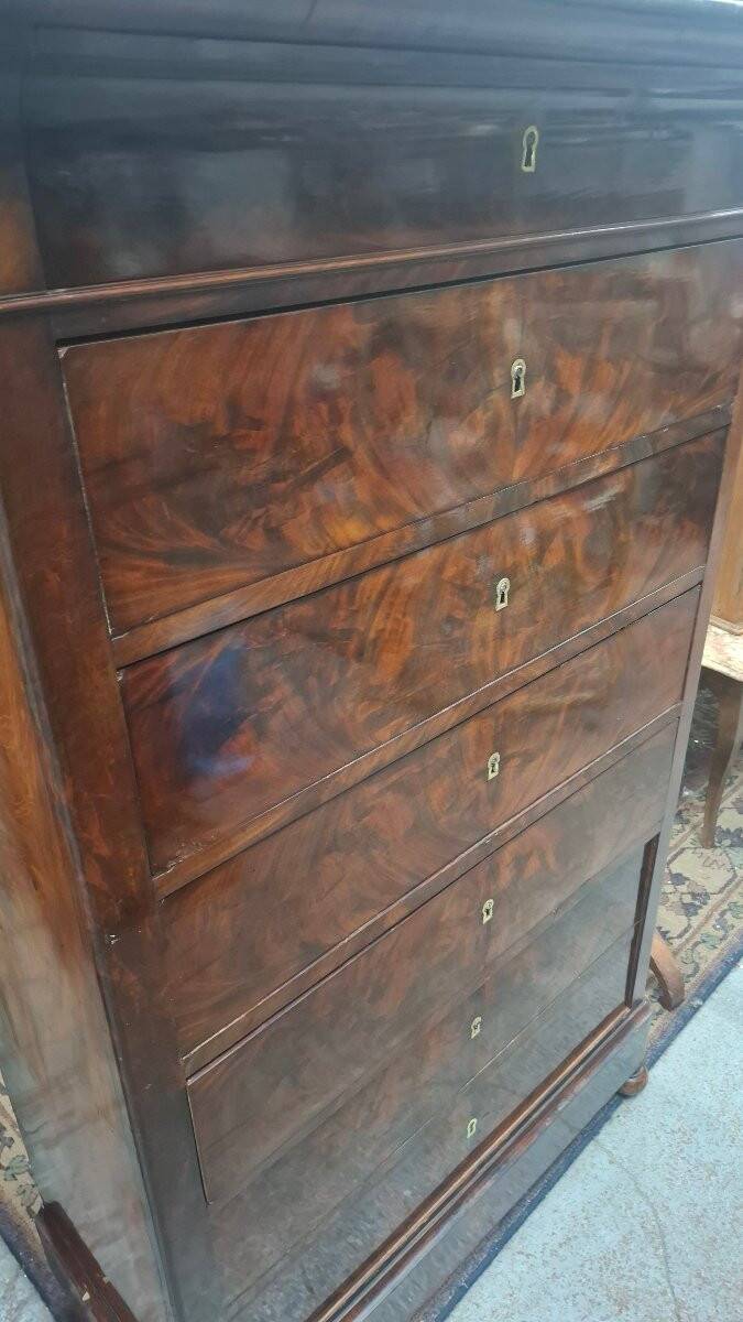 19th century mahogany chest of drawers