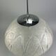 60s 70s lamp light ceiling lamp hanging lamp Doria Glas Space Age Design